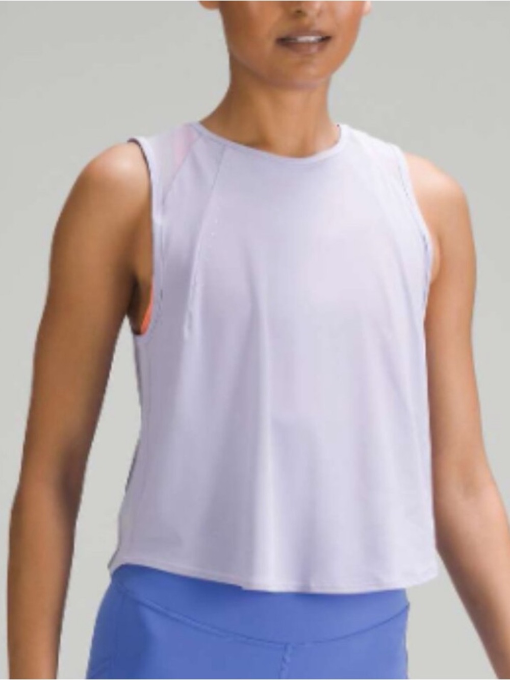 Sz 2 Lululemon Sculpt Cropped Top Athletic Tank - Women's Sleeveless